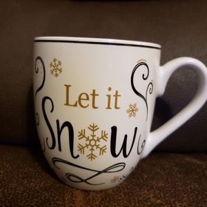 Let it snow coffee mug